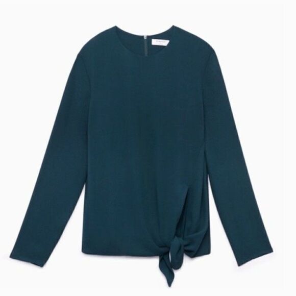 Aritzia Babaton Tadema Blouse XS Green - Picture 1 of 5